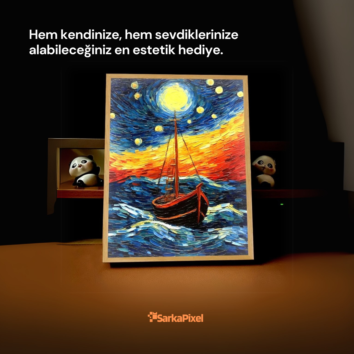 Pixel Led Tablo: Van Gogh Serisi