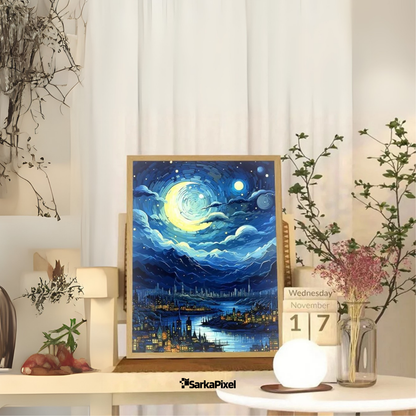 Pixel Led Tablo: Van Gogh Serisi